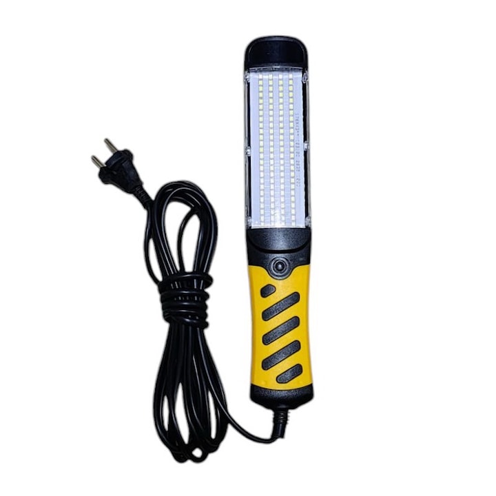 Hordozható LED garázslámpa, HX-25, 5 m kábel 100 led 2835