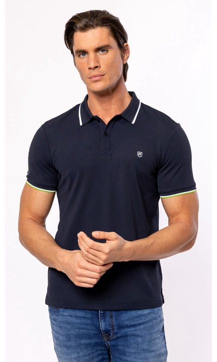 Heavy Tools, Dermos galléros póló, Tengerészkék