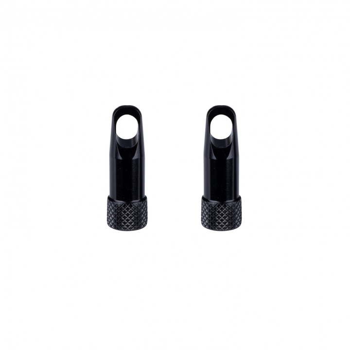 Set capace Force pentru valve tubeless presta, Negre