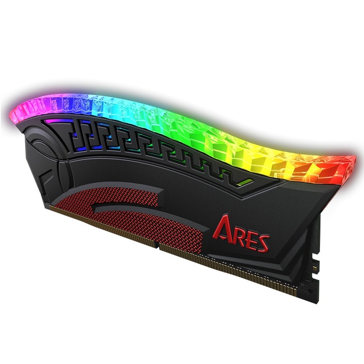 RAM памет за настолен компютър, DDR4, RAM за игри, 8GB, 3200MHz, CL16 - Dato Ares Armor (AMRGB1G88G32K) - Черен