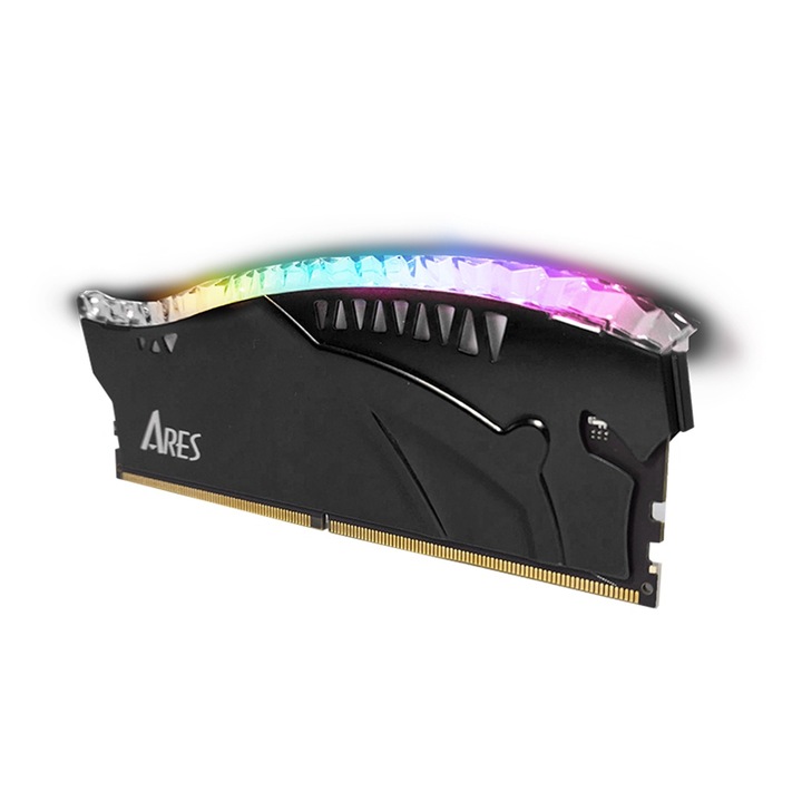 RAM памет за настолен компютър, DDR4, RAM за игри, 16GB, 3200MHz, CL16 - Dato Ares Armor Lite (ARB16G4K32) - Черен