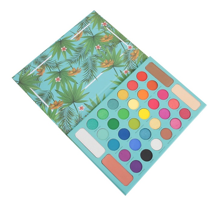 Szemhéjfesték 34 matt és csillogó színben, pigmentált