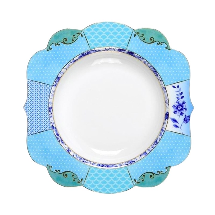 Порцеланова дълбока чиния, Pip Studio, 23.5см, колекция Royal Multi