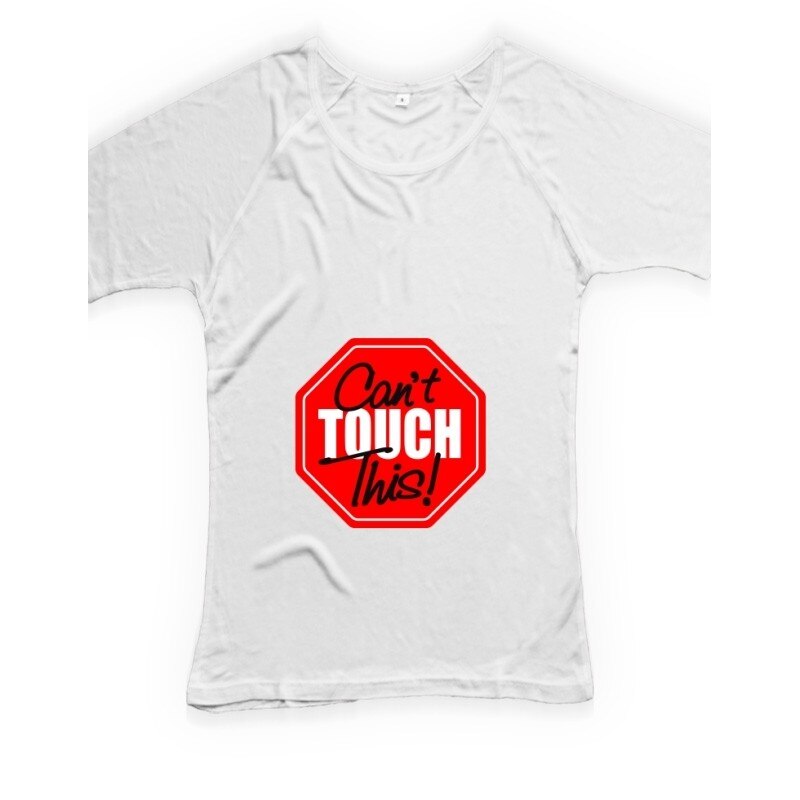 Tricou personalizat, Can't touch this, Continental N95, Alb, Alb