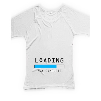 Tricou personalizat, Loading..., Continental N95, Alb, Alb Tricou personalizat, Loading..., Continental N95, Alb, Alb