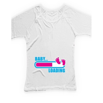 Tricou personalizat, Baby loading, Continental N95, Alb, M Tricou personalizat, Baby loading, Continental N95, Alb, M