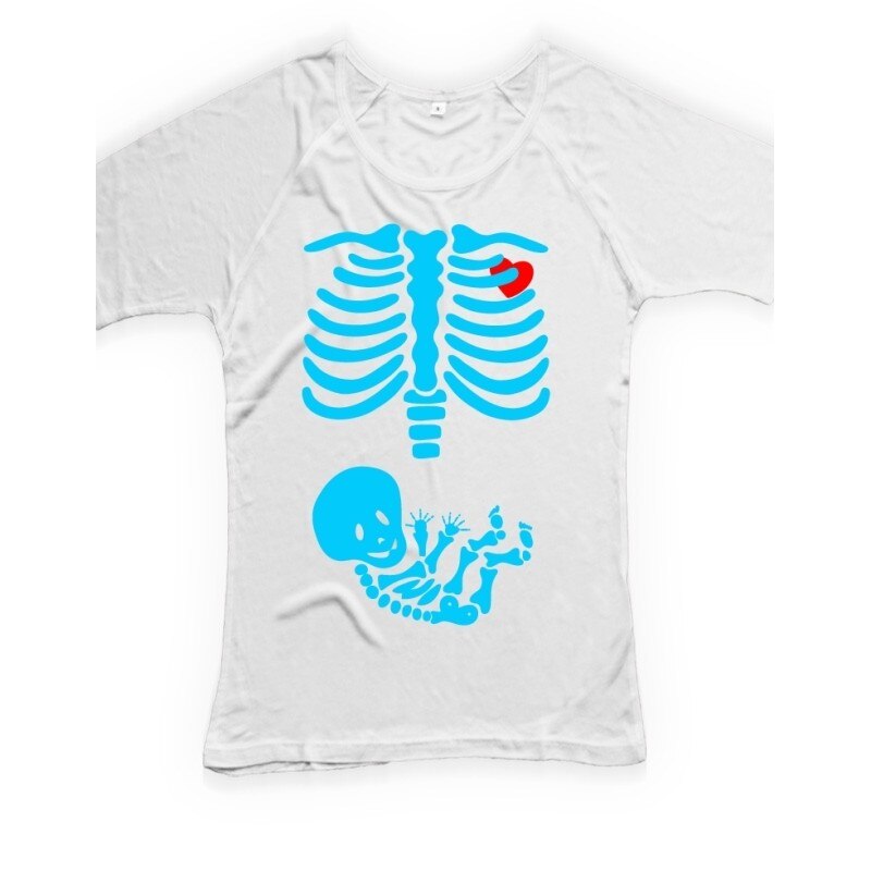 Tricou personalizat, Radiografie, Continental N95, Alb, Alb