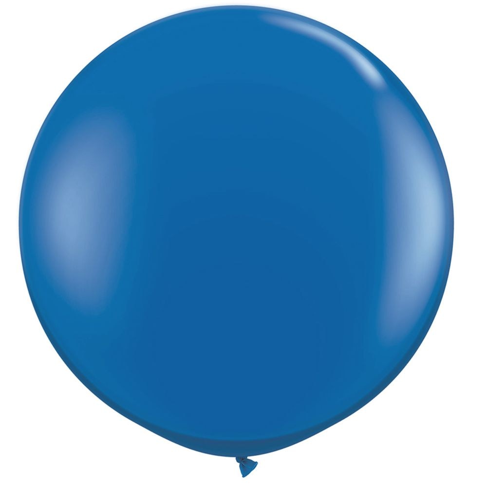 Balon latex mare Jumbo albastru 90 cm, Radar, 1 buc