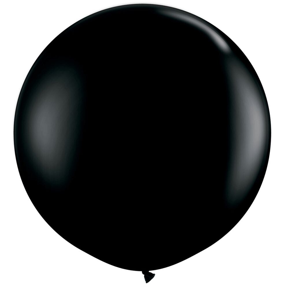 Balon latex mare Jumbo negru 90 cm, Radar, 1 buc