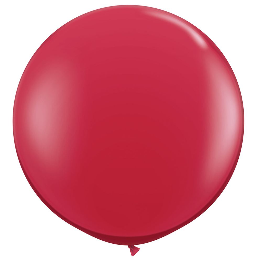 Balon latex mare Jumbo rosu 80 cm, Radar, 1 buc