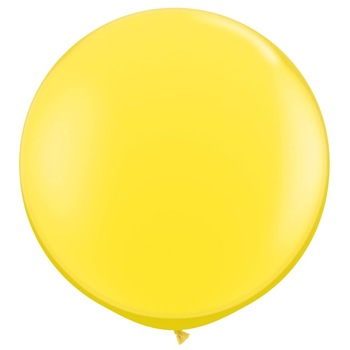 Balon latex mare Jumbo galben 80 cm, Radar, 1 buc Balon latex mare Jumbo galben 80 cm, Radar, 1 buc
