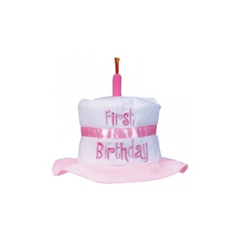 Palarie botez Birthday Girl, Amscan, 1 buc Palarie botez Birthday Girl, Amscan, 1 buc