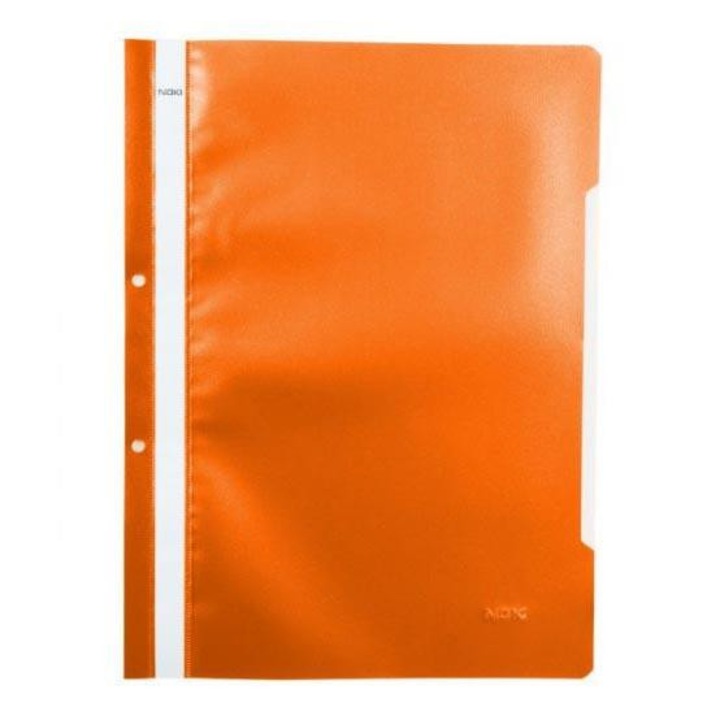 Пластмасова папка с шина и дупки Orange Noki 50бр/компл