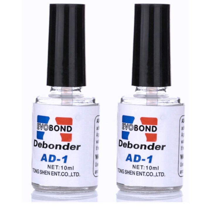 Dizolvant unghii, Evobond, set 2 sticle 20ml, lichid transparent, fara acetona, intretinere unghii naturale