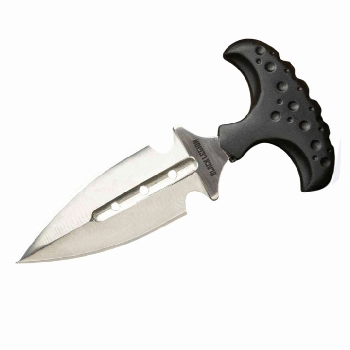 Cutit cu impingere, pumnal push dagger United Cutlery Black Legion, teaca din nylon cordura neagru, 140 mm