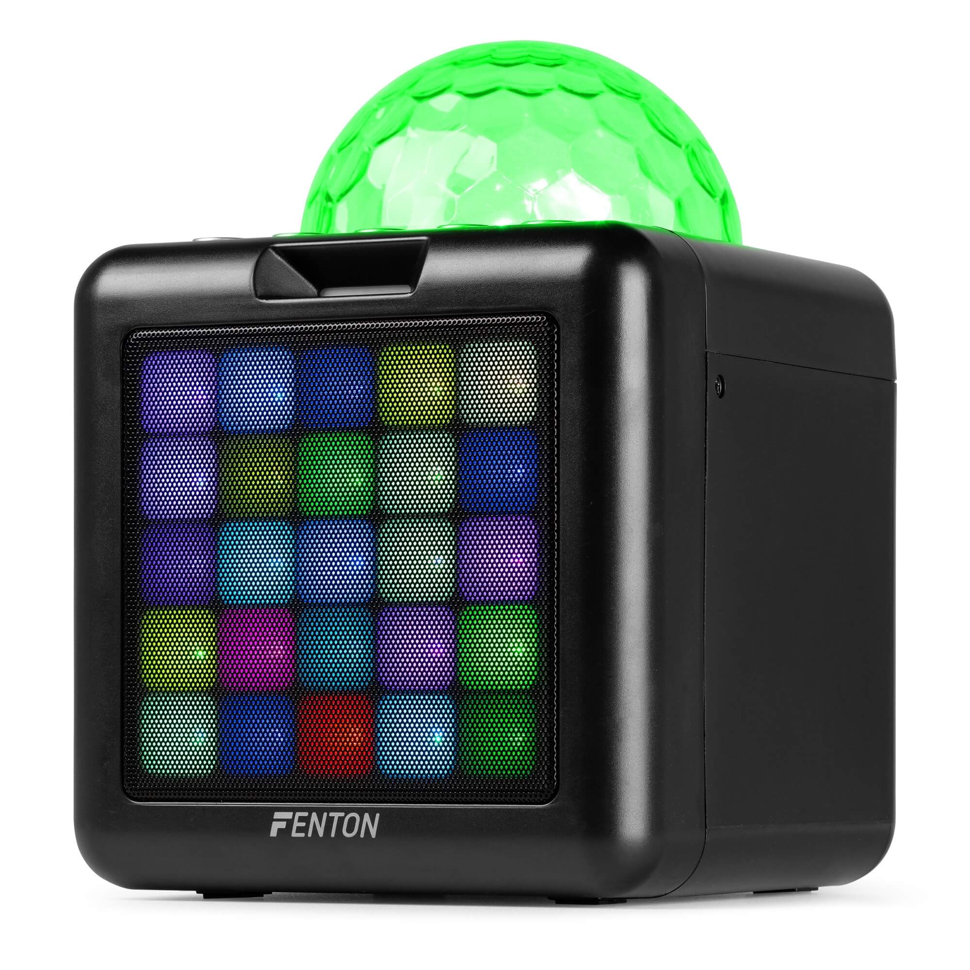 Difuzor Karaoke Fenton KAR15B, 2 microfoane, negru, 15W
