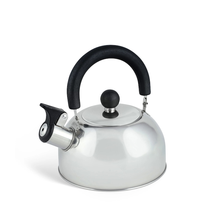 Edenberg 1,5 literes rozsdamentes acél vízforraló, síppal és ergonomikus fogantyúval