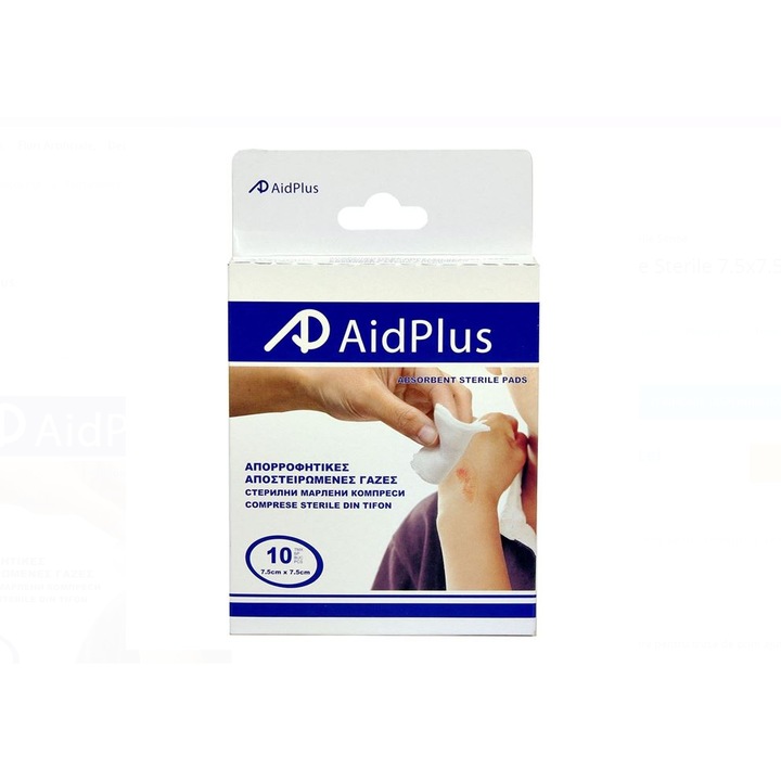 Pansamente Sterile 7.5x7.5cm 10 buc