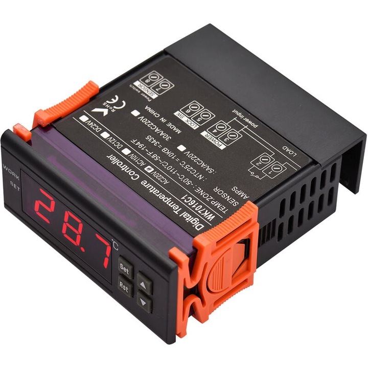 Усъвършенстван цифров температурен контролер, Enforose, Черен
