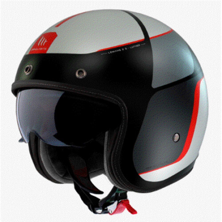 Robogós sisak MT LE MANS 2 S SV LUTHER B15 MATT JELLEMZŐK:, XS