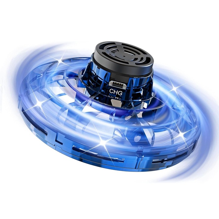 Tioialz®, Spinner Zburator cu Efect de Bumerang | Iluminare LED Spectaculoasa | Jucarie Zburatoare pentru Interior si Exterior