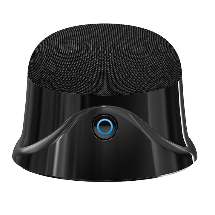 Boxa portabila Bluetooth, Ceas de alarma inteligent, Mini subwoofer, Design creativ, Dragon alb-cool