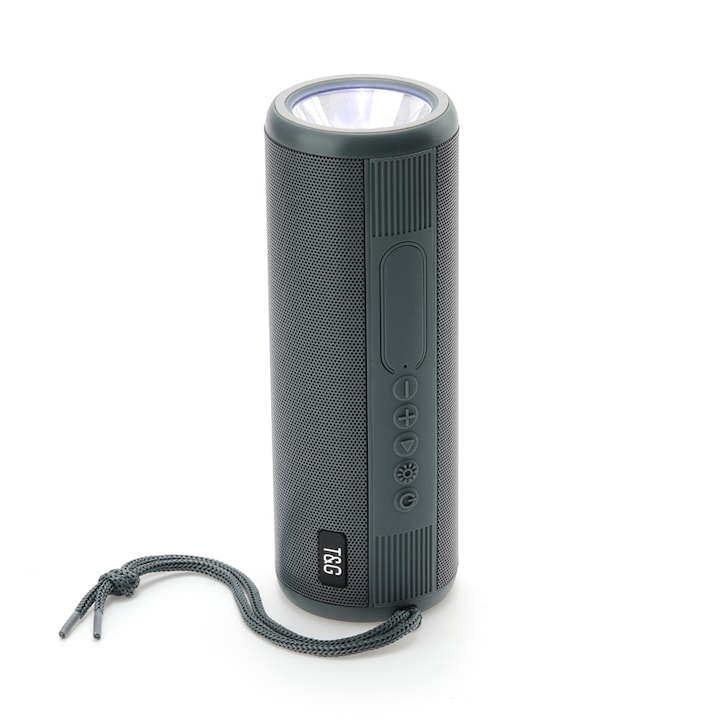 Boxa portabila, rezistenta la apa, T&G TG621, Bluetooth 5.0, Radio FM, TF Card