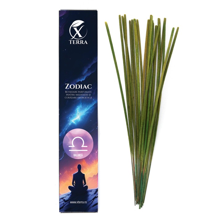 20 db illatos pálcika készlet, XTERRA, Mérleg csillagjegy, mirha és füstölő