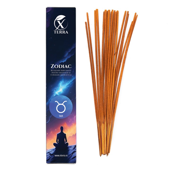 20 db illatos pálcika készlet, Xterra, vetiver, Bika csillagjegy