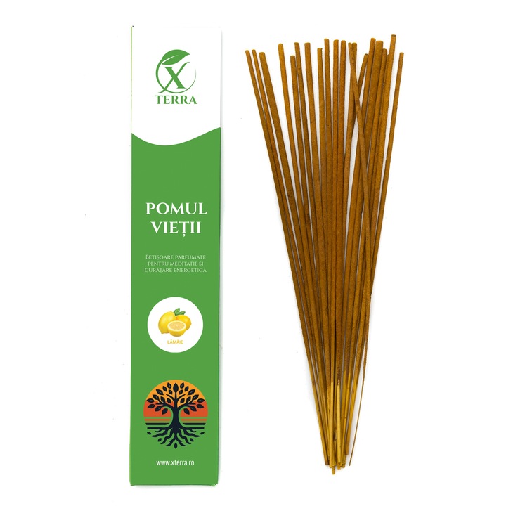 Betisoare parfumate XTERRA, Aroma Lamaie, Set 20 buc