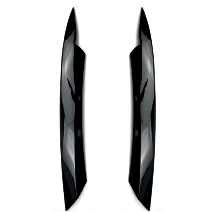 Set 2 Pleoape Faruri compatibil cu VW Passat B7 Negru Lucios