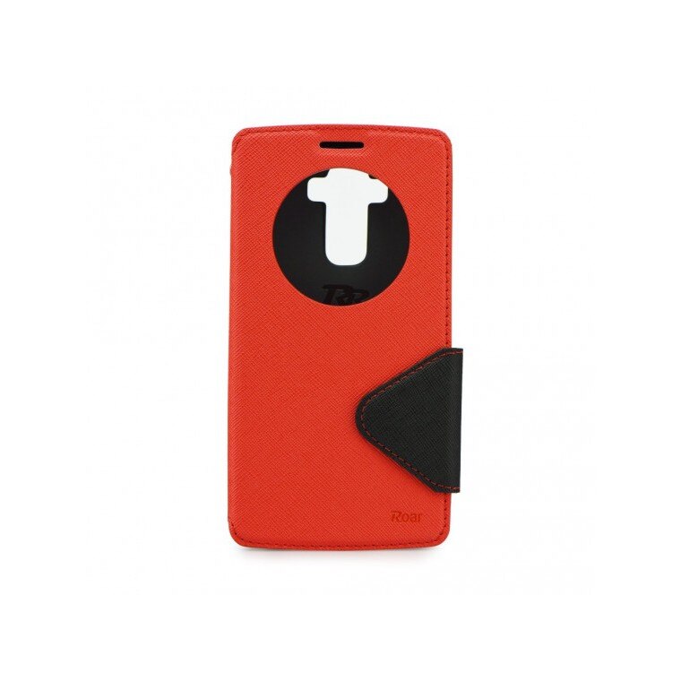 Husa Iphone7 Flip Red-Black tip carte