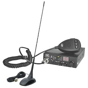 Kit Statie radio CB PNI ESCORT HP 8000L ASQ + Antena CB PNI Extra 48 cu magnet