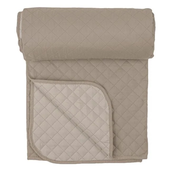 Cuvertura cu doua fete, dimensiune 160x230 cm, doua nuante, Maro