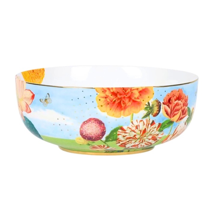 Porcelán tál, Pip Studio, Multicolor, 23 cm, Royal Multi kollekció