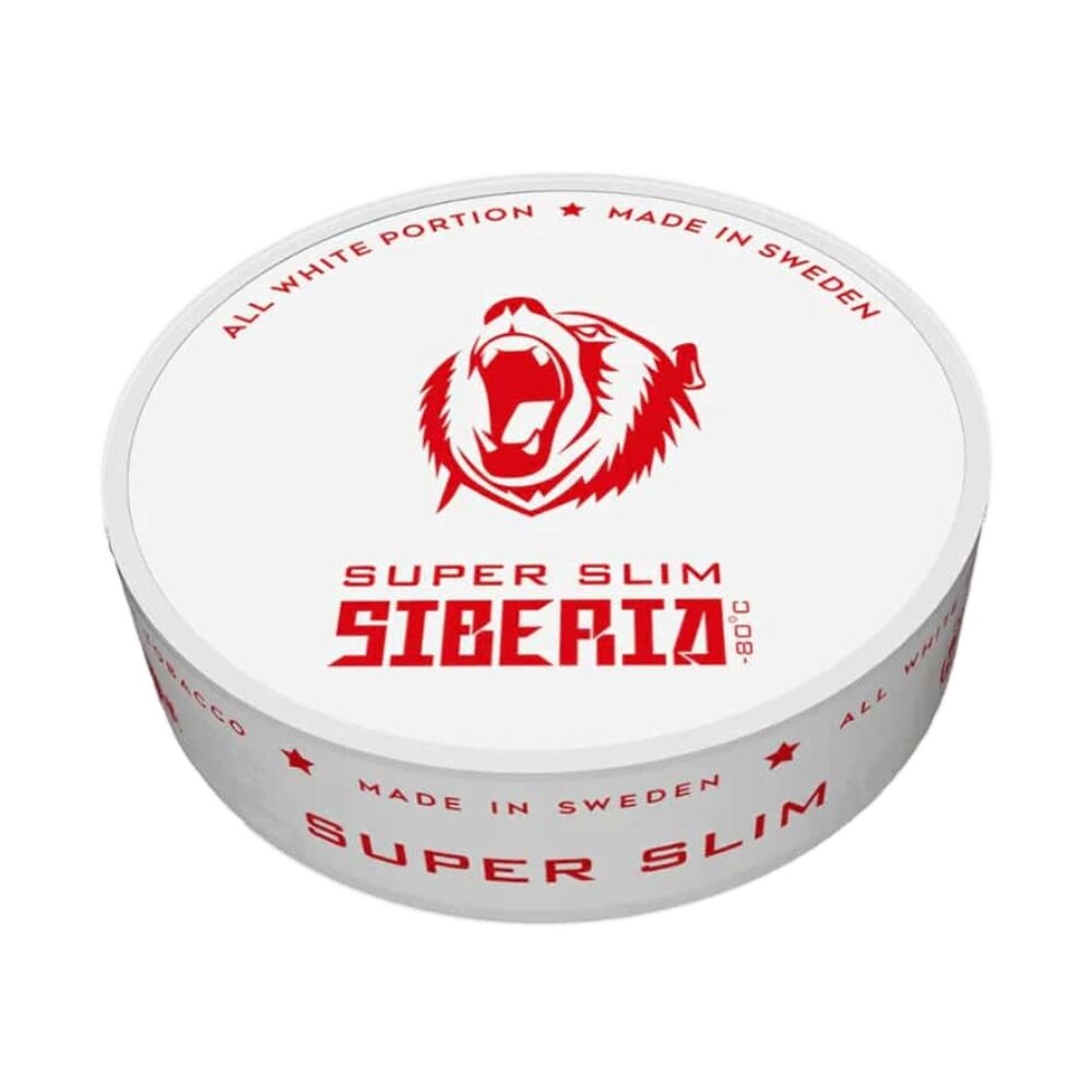 Snus superslim Siberia AW, 15g, 33mg/g nicotina, alb - eMAG.ro