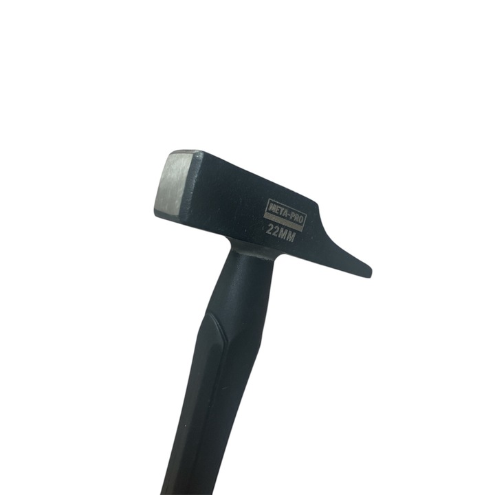 META-PRO - Дърводелски чук с дръжка от фибростъкло 22 мм, пиро черен цвят
