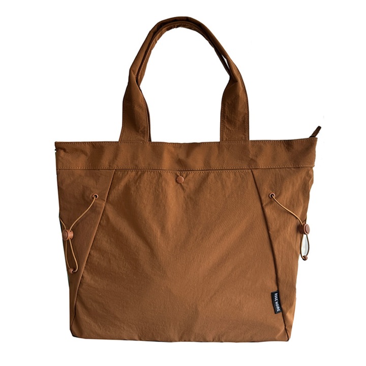 Rucsac la moda pentru femei, capacitate mare, usor, impermeabil si rezistent la uzura, nailon, zilnic casual, 37x12x34 cm, maro