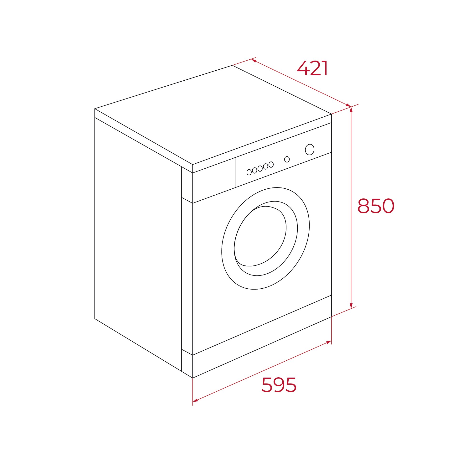 Masina de spalat rufe Teka WMK 10620 WH, 6 kg, 1200 rpm, 15 programe de spalare, 60 cm, Clasa D, alba