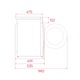 Masina de spalat rufe Teka WMK 40840 W, 8 kg, 1400 rpm, motor inverter, 15 programe de spalare, 60 cm, Clasa A, alba