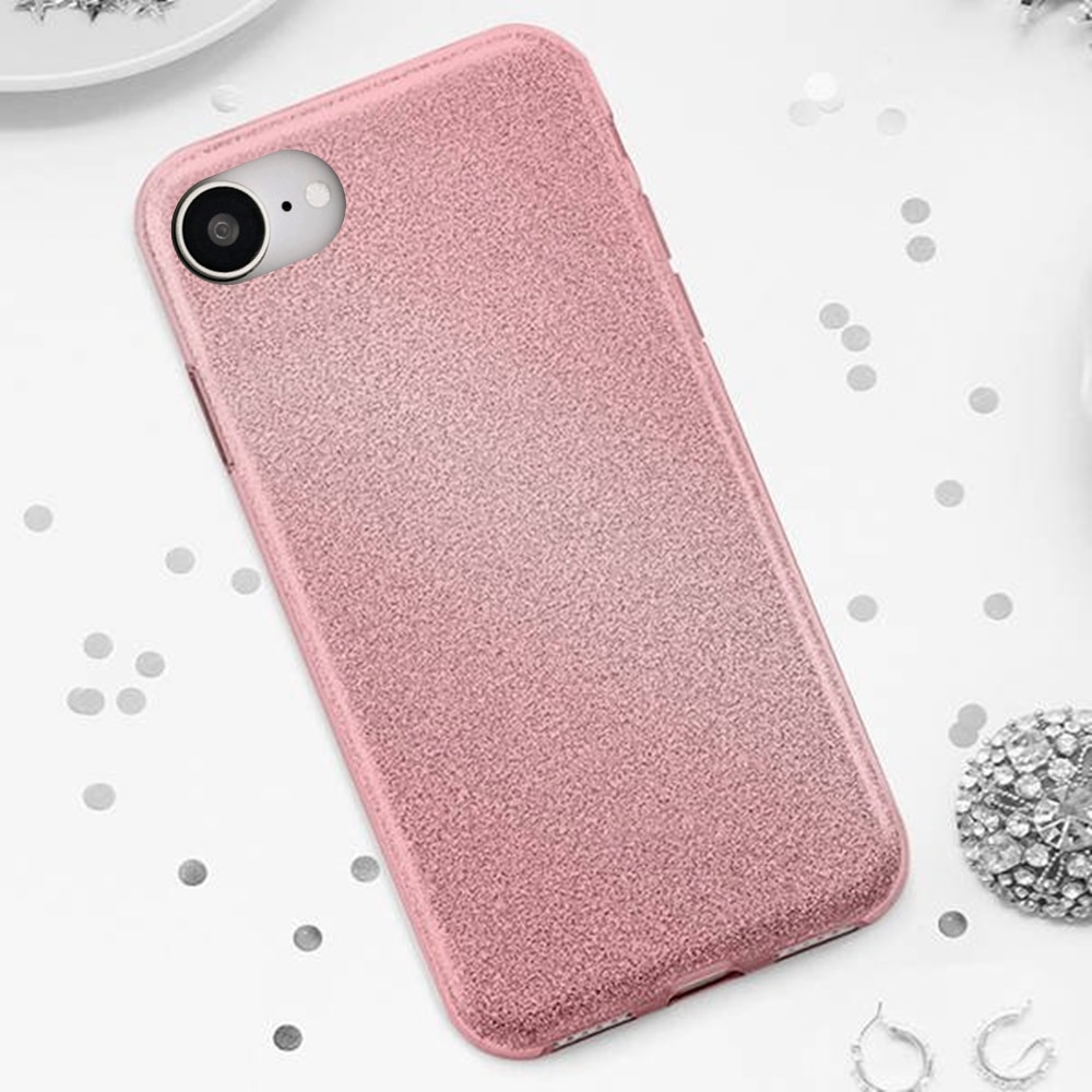Husă de telefon Tokgalaxis compatibilă cu iPhone 17e - spate roz strălucitor
