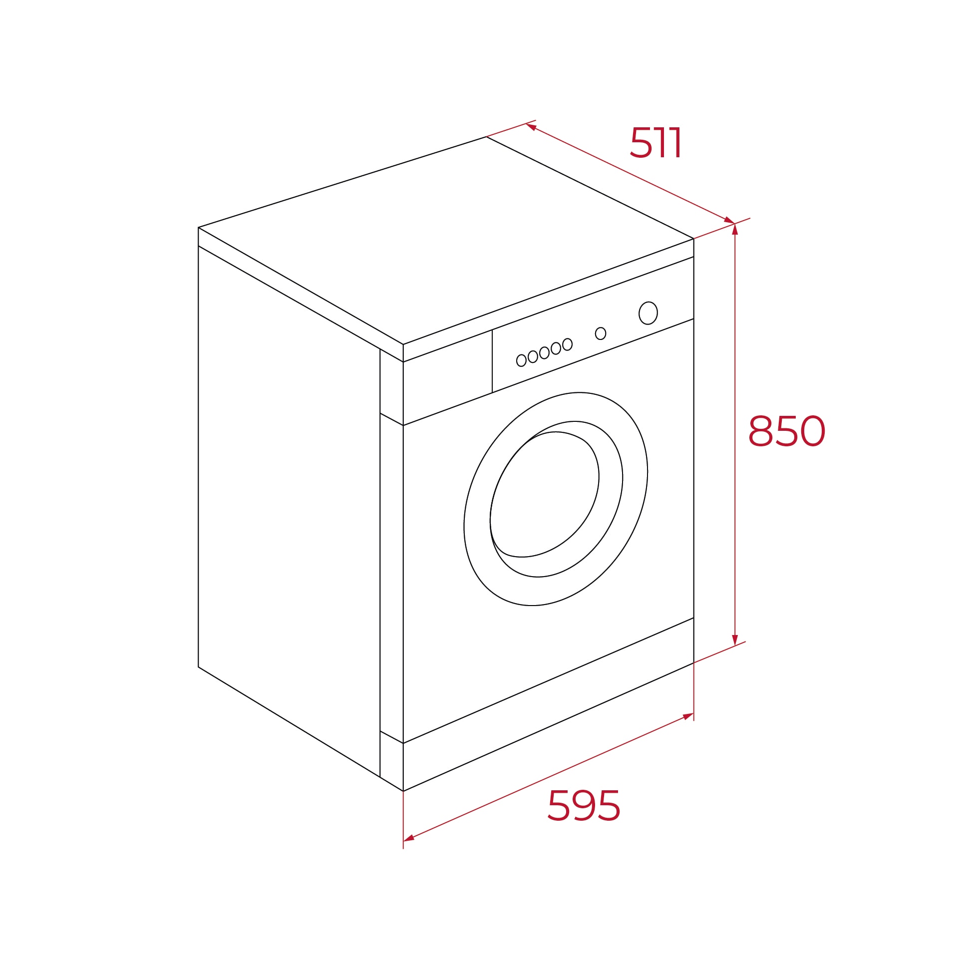 Masina de spalat rufe Teka WMK 40940 WH, 9 kg, 1400 rpm, 15 programe de spalare, 60 cm, Clasa A, alba