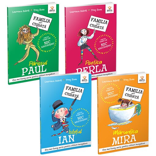 Pachet Familia mea ciudata 1, 4 carti