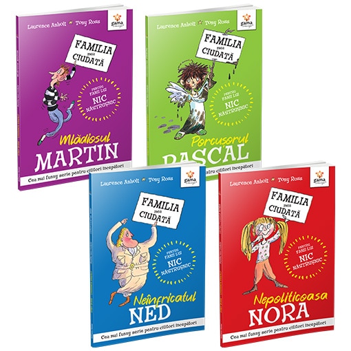 Pachet Familia mea ciudata 2, 4 carti