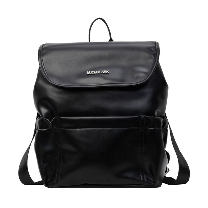 Rucsac dama, Dollcini, Piele, Negru