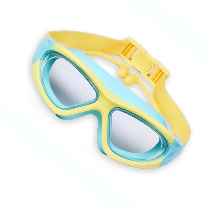 Ochelari inot pentru copii, polarizati, Lentile PC, silicon, anti ceata si protectie UV, rezistente la scurgeri si rezistente la apa, reglabile, confortabil de purtat, multicolor,3-12ani