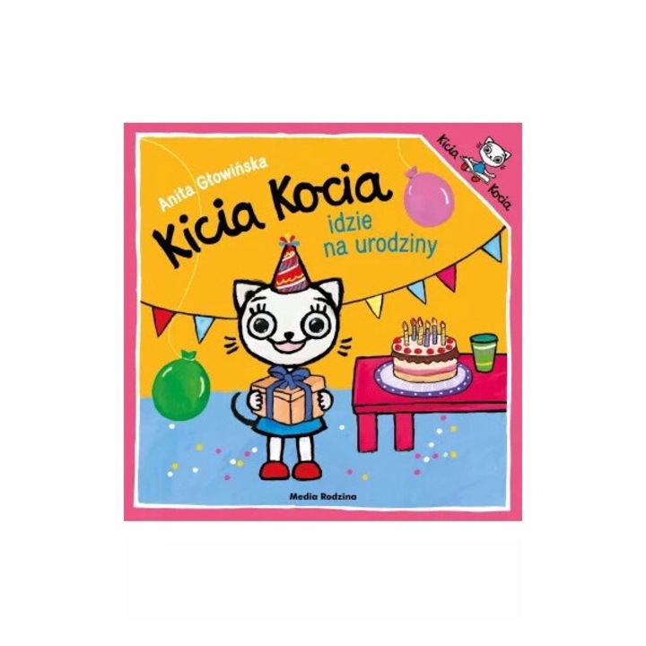 Carte Kitty the Cat Book merge la o petrecere de nastere