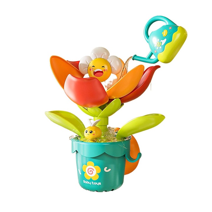 Fürdőjáték, napraforgó, 28x11cm, többszínű