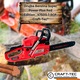 Craft-Tec® Super Power Plus Red Edition benzines láncfűrész, X7500, 7,5 LE, 5,5 KW, 38 cm-es penge, 32 fogú lánc, 2 ütemű motor, vibrációgátló rendszer