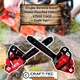 Craft-Tec® Super Power Plus Red Edition benzines láncfűrész, X7500, 7,5 LE, 5,5 KW, 38 cm-es penge, 32 fogú lánc, 2 ütemű motor, vibrációgátló rendszer